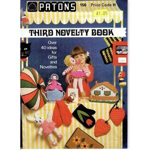 Knitting & Crochet Plush Patterns Stuffed Animals Pillows Dolls Vintage